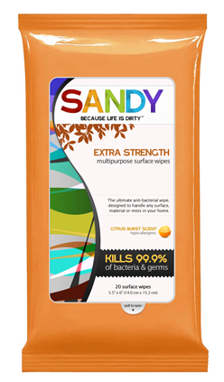 Free Sandy Wipes