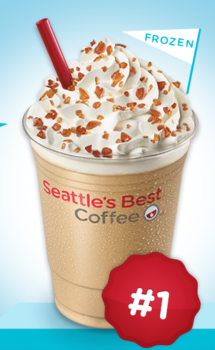 Free Frozen Carmel Candy Latte