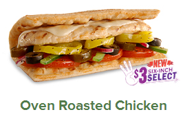 $3 Subs from Subway