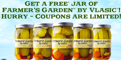 Free Vlasic Farmer’s Garden Pickles