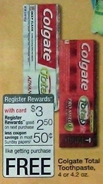 New Colgate Coupons- Free at Walgreens 6/16
