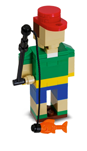 Free LEGO Fisherman