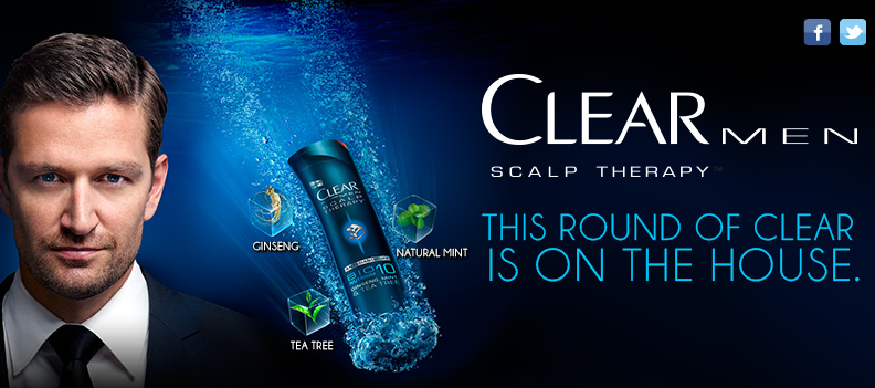 Free Sample of Clear Men Scalp Therapy