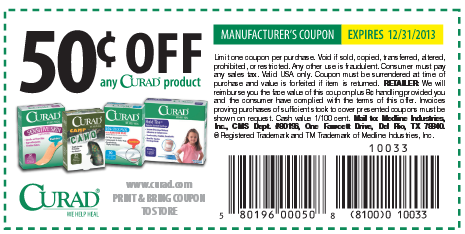 $.50/1 Curad Coupon