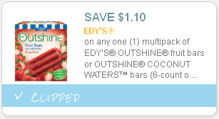 New $1.10/1 Edy’s Outshine Coupon