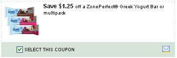 $1.25/1 Zone Perfect Bar Coupon
