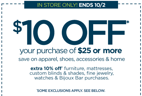 New $10/$25 JCPenney Coupon