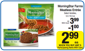 Morningstar Products $1.79 at Kroger
