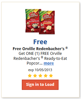 Free Orville Redenbacher’s Popcorn at Kroger