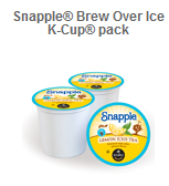 Free Snapple K-Cup Sample