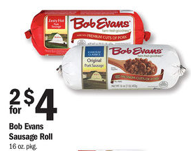 $1/2 Bob Evans Coupon