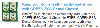 Smiley 360 Greenies Dental Chews Mission