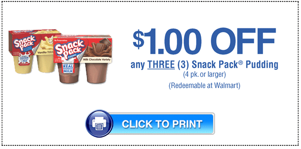 New $1/3 Snack Pack Coupon