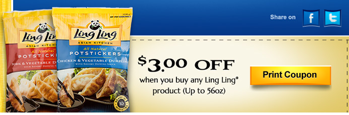 $3/1 Ling Ling Coupon