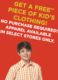 Free Kids Clothes at Sears Outlet- Today Only!