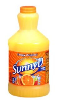 Sunny D only $.25 each at Kroger