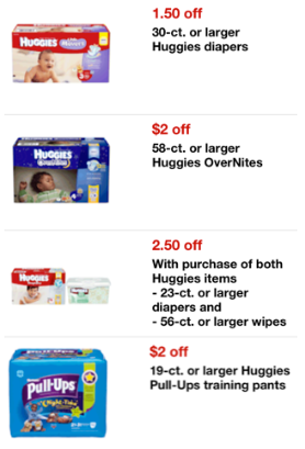 New Huggies Coupons- $3.49 at Kroger