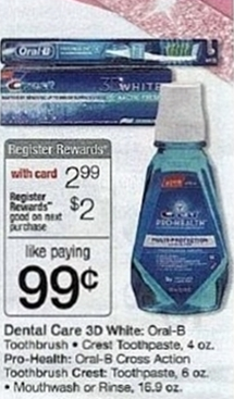Free Crest Mouthwash at Walgreens – 12/22