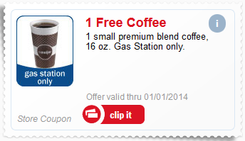 Free Coffee at Meijer Gas Station