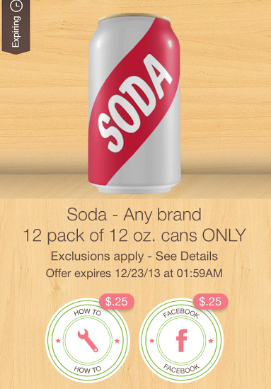 $.50/1 Ibotta Deposit for Soda