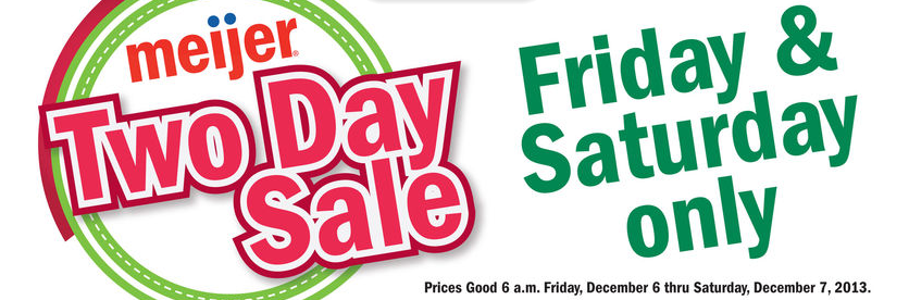 Meijer 2 Day Sale