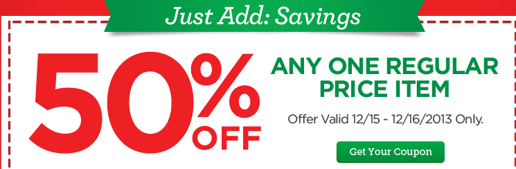 Michael’s 50% off Coupon