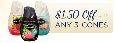 New $1.50/3 Renuzit Coupon
