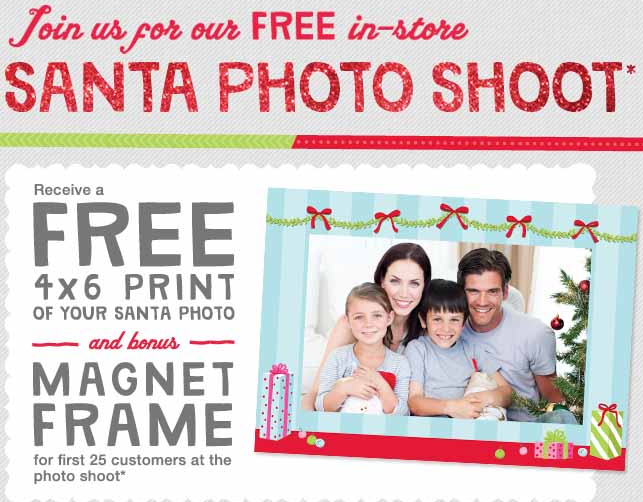 Free Santa Photo Shoot at Walgreens