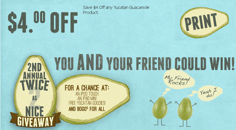 New $4 Yucatan Coupon
