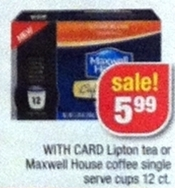 K-Cups $.25 Each at CVS