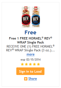 Kroger Free Friday- Hormel REV
