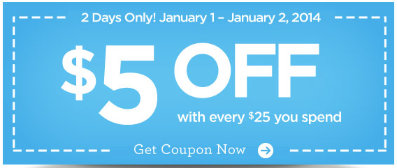 Michaels $5 off $25 Coupon
