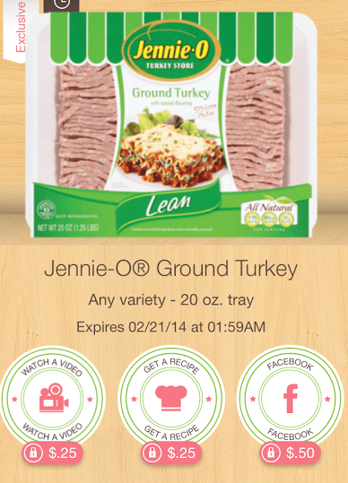 Jennie-O Coupon & Ibotta Deal