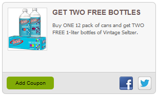 New Vintage Seltzer Coupon