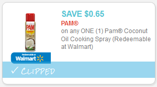 Rare $.65/1 Pam Spray Coupon