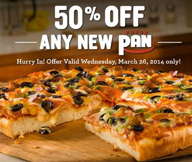 50% off Papa Murphy’s Pan Pizza