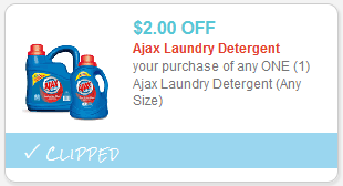 New $2 Ajax Coupon