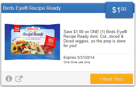 $1 Recipe Ready SavingStar Deposit