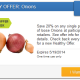 20% off Onions with SavingStar