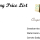 Free Printable Stockpiling Price List