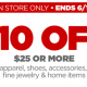 $10 off $25 JCPenney Coupon