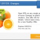 20% off Oranges with SavingStar