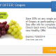 20% off Grapes with SavingStar