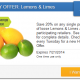 20% off Lemons or Limes
