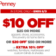 New $10 off $25 JCPenney Coupon