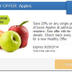 20% off Apples with SavingStar