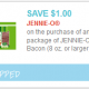 $1 Jennie-O Bacon Coupon
